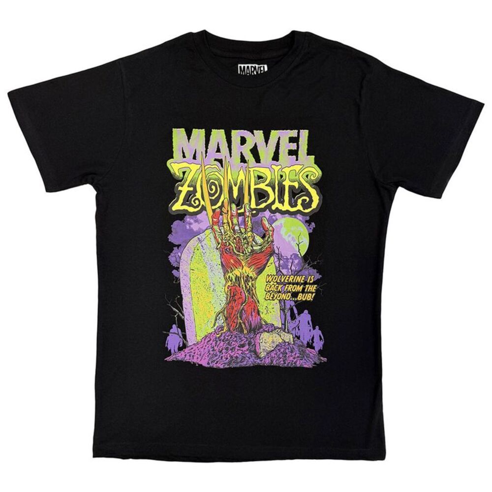Marvel Comics Unisex Adult Zombie Hands T-Shirt / Black